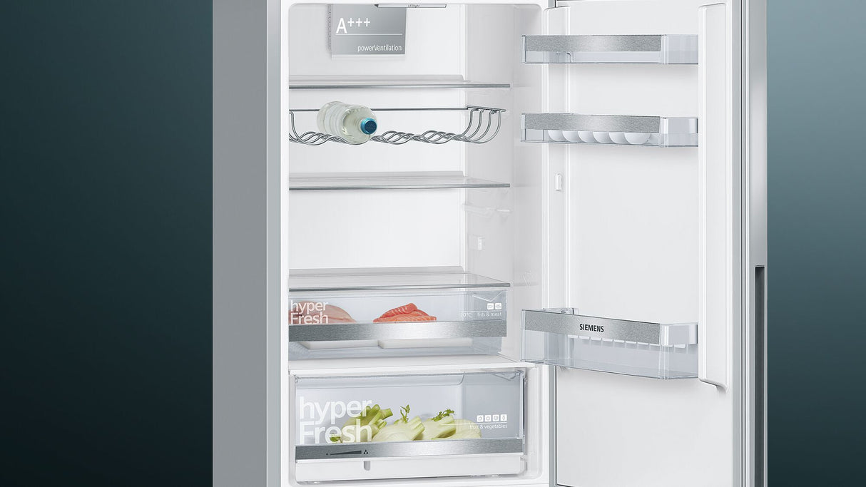 Siemens iQ500 KG36EAICA køle-/fryseskab Fritstående 308 L Rustfrit stål