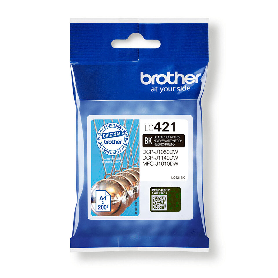 Brother LC421BK – Sort