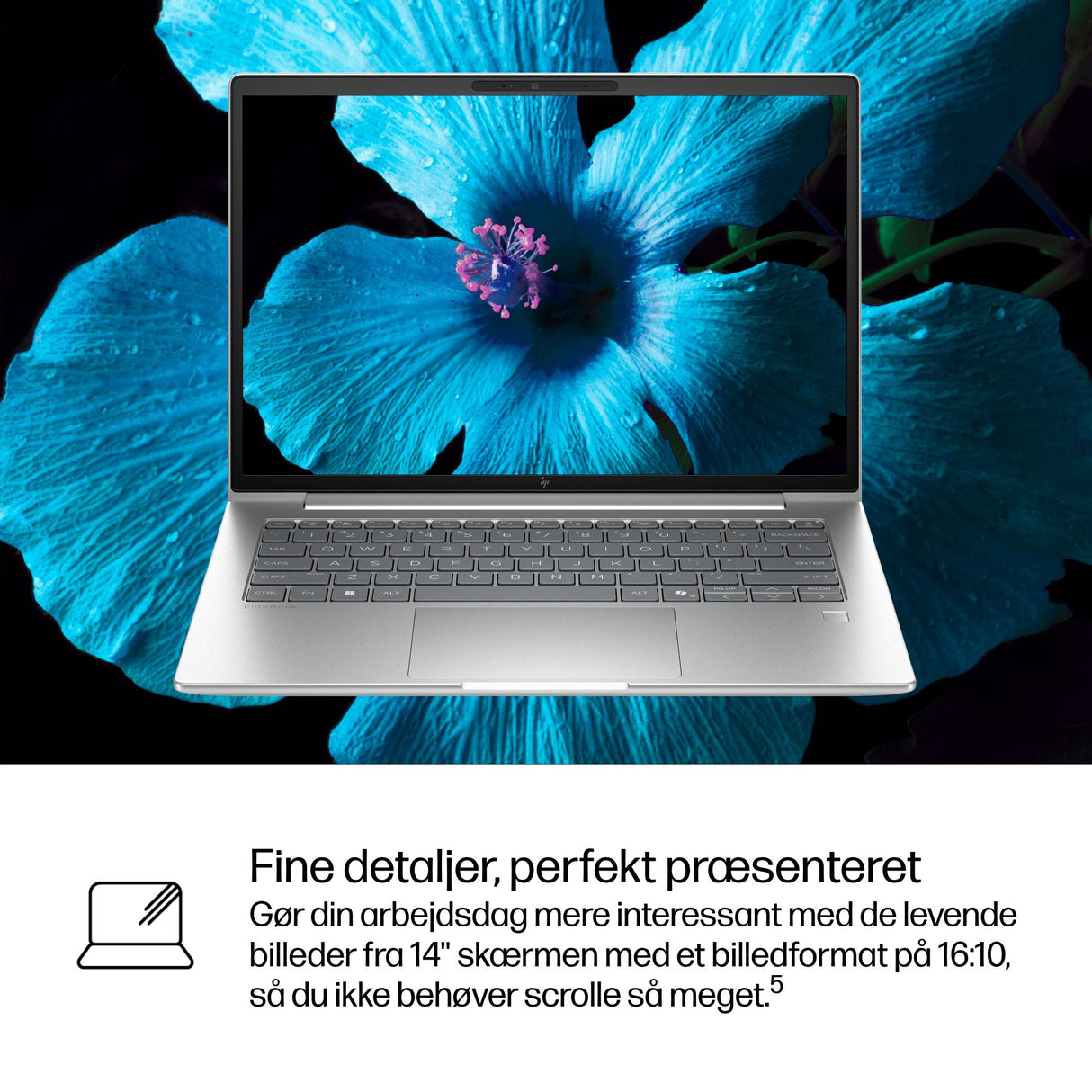 HP EliteBook 6 G1i Intel Core Ultra 5 225U Laptop 35,6 cm (14") WUXGA 16 GB DDR5-SDRAM 512 GB SSD Wi-Fi 7 (802.11be) Windows 11 Pro AI PC Sølv