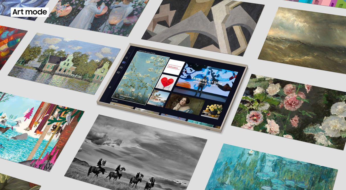 Samsung QE32LS03CBU 81,3 cm (32") Fuld HD Smart TV Wi-Fi Sort