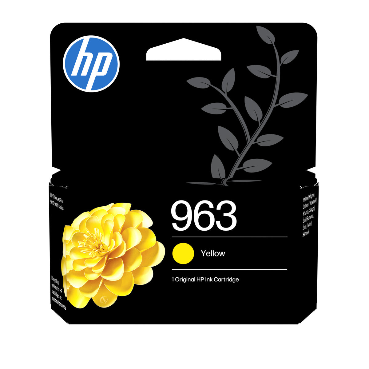 HP 963 Yellow Original Gul