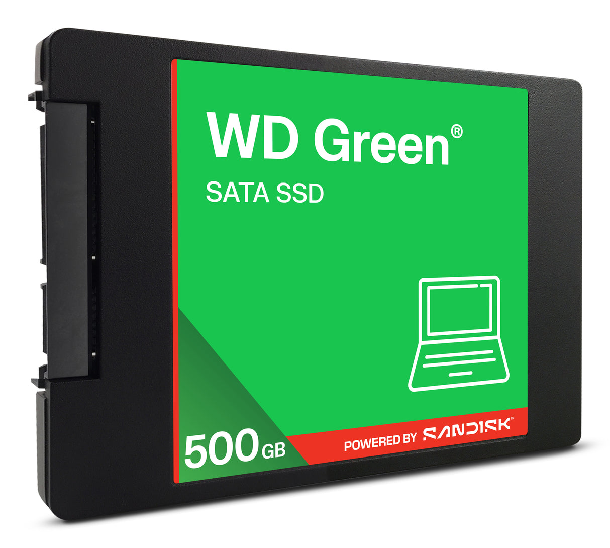 Western Digital Green WDS100T5G0A 500 GB 2.5" Serial ATA III 3D NAND