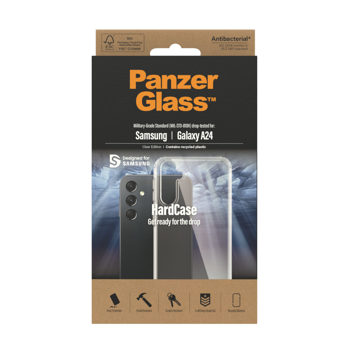 PanzerGlass ® HardCase Transparent Samsung Galaxy A24
