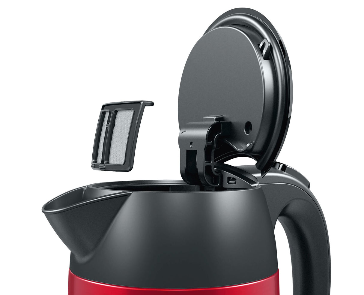 Bosch TWK3P424 elkedel 1,7 L 2400 W Grå, Rød