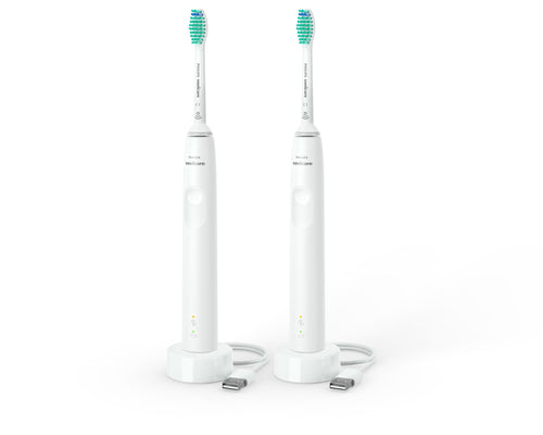 Philips Hvid Tandbørstesæt HX3675