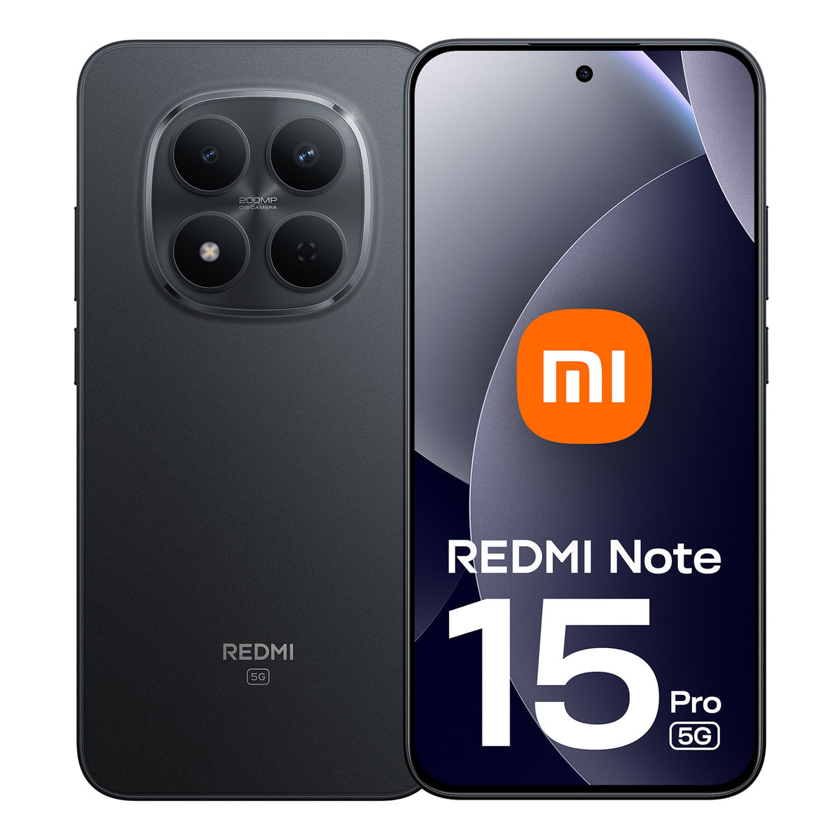 Xiaomi Redmi Note 15 Pro 5G 8GB RAM 256GB Ingen oplader Sort EU