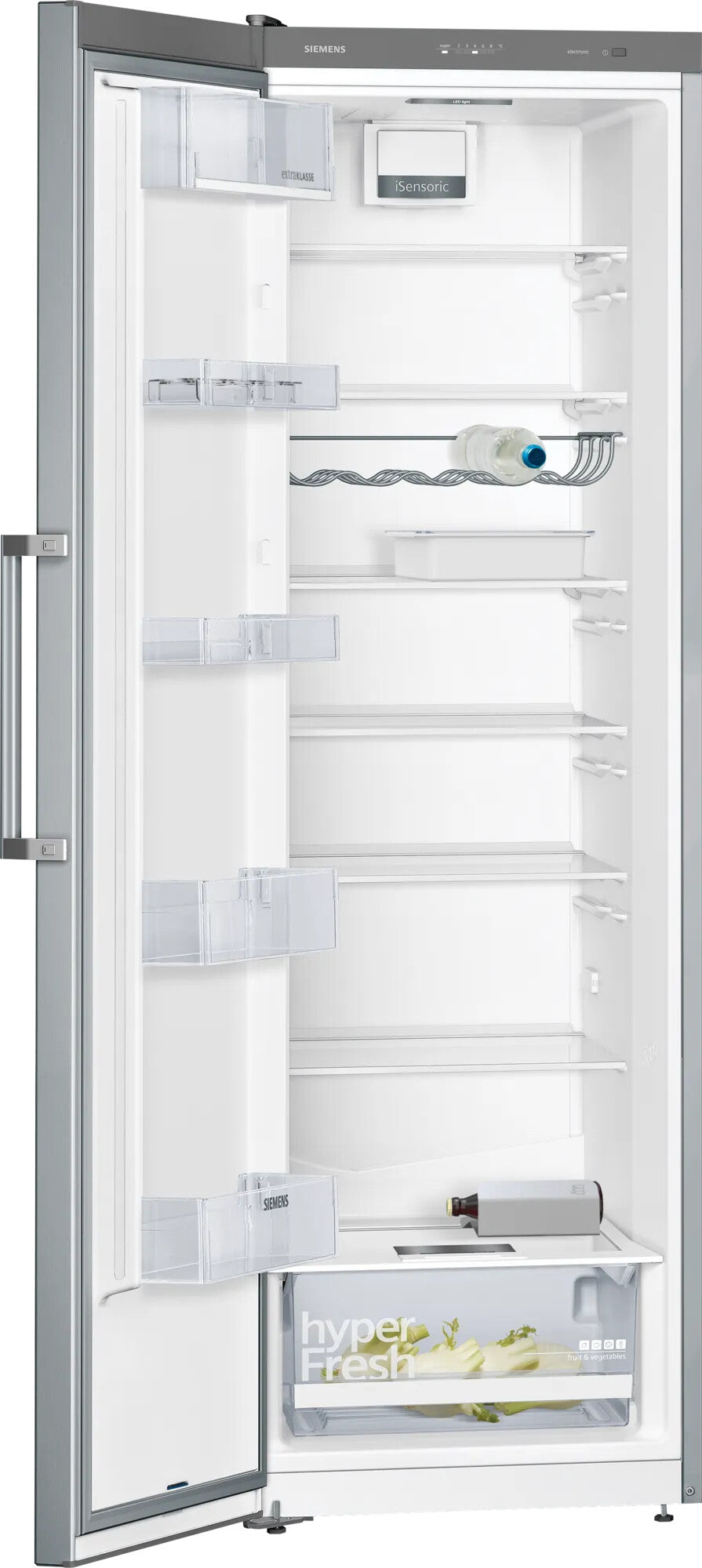 Siemens iQ300 KS36VGIDP køleskab Fritstående 346 L Rustfrit stål