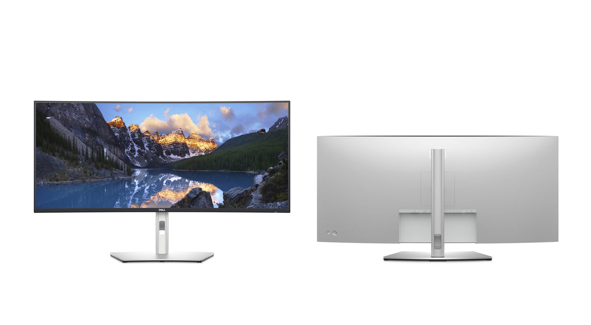DELL UltraSharp U3824DW computerskærm 95,2 cm (37.5") 3840 x 1600 pixel Wide Quad HD+ LCD Sort, Sølv