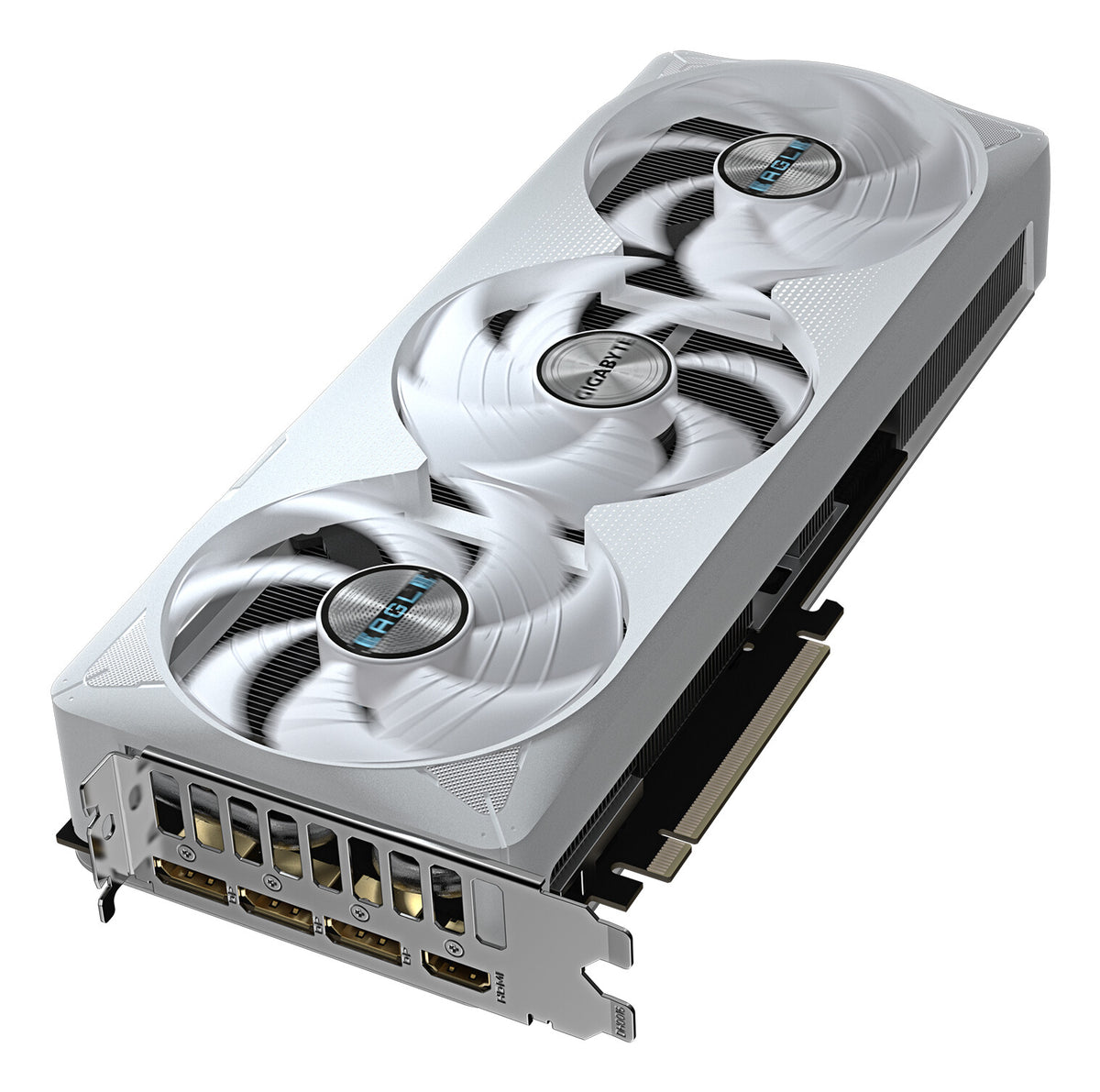 GIGABYTE GeForce RTX 5070 Ti EAGLE OC ICE SFF 16G Graphics Card - 16GB GDDR7, 256bit, PCI-E 5.0, 2542 MHz Core Clock, 3 x DP 2.1a, 1 x HDMI 2.1b, NVIDIA DLSS 4, GV-N507TEAGLEOC ICE-16GD