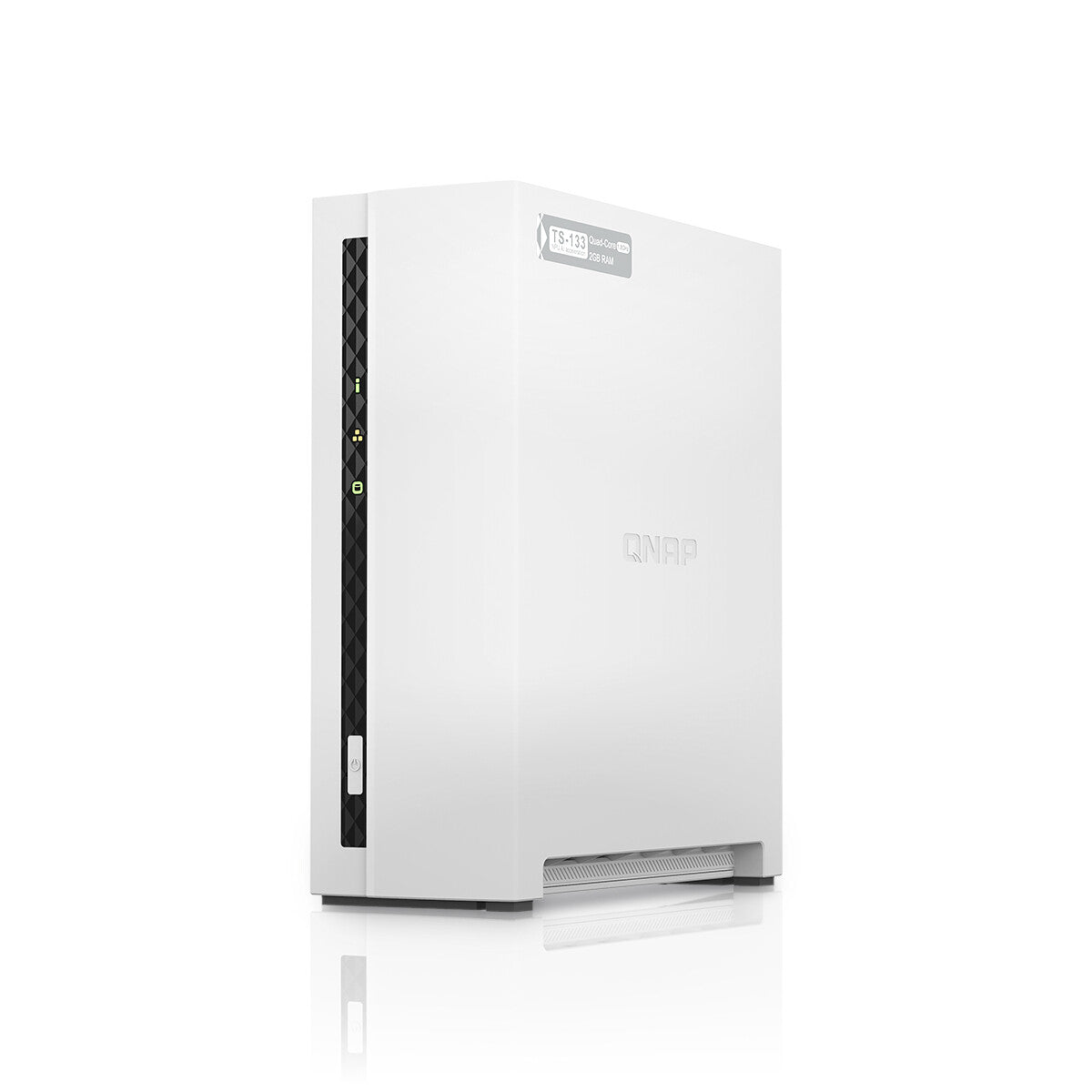 QNAP TS-133 NAS/storage server Tower Cortex-A55 2 GB DDR4 0 TB QNAP Turbo System White