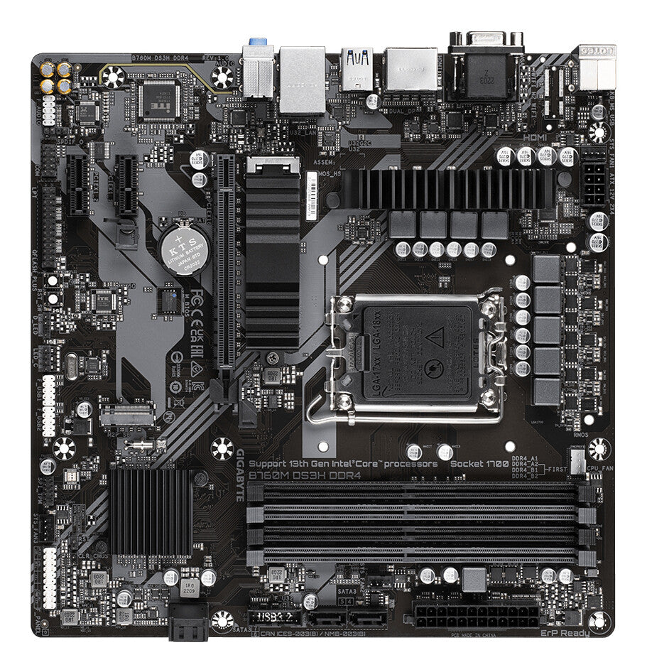 GIGABYTE B760M DS3H DDR4 Motherboard