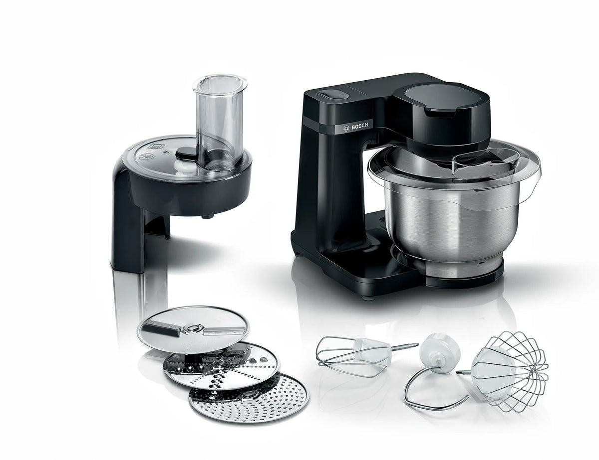 Bosch Serie 2 MUMS2EB01 foodprocessor 700 W 3,8 L Sort, Rustfrit stål
