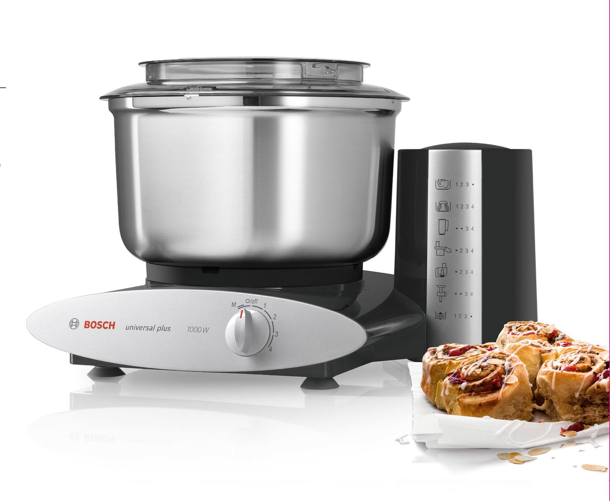 Bosch MUM6N23A2 foodprocessor 1000 W 6,2 L Sort, Sølv