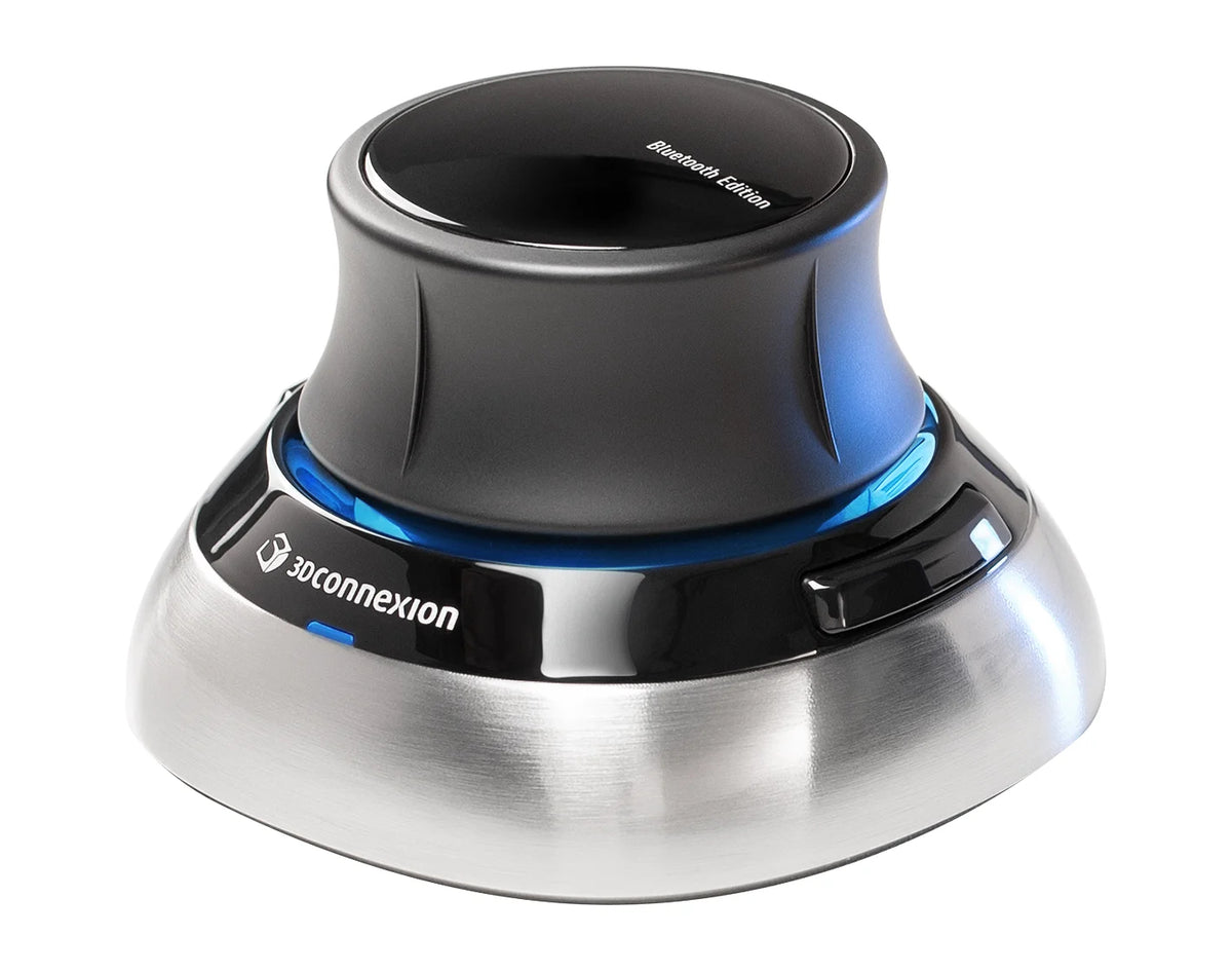 3Dconnexion SpaceMouse Wireless Trådløs Sort Sølv
