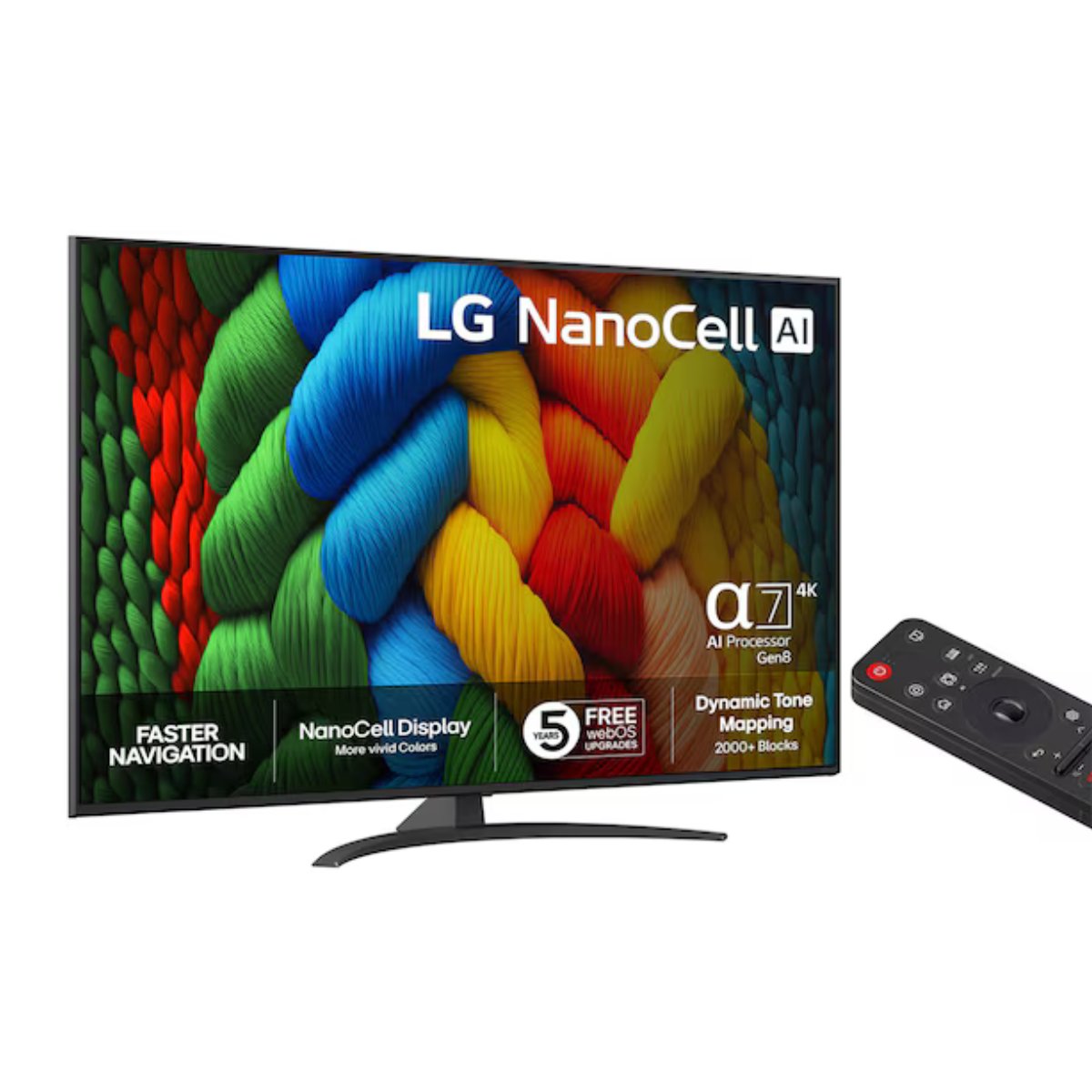 LG 55" NanoCell AI NANO81 4K Smart TV 2025