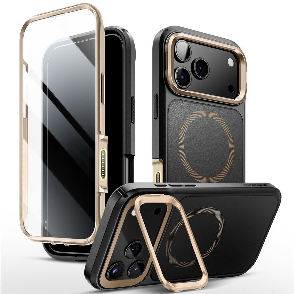 Supcase IBLSN Ares Flip Mag MagSafe Case til iPhone 17 Pro - Guld