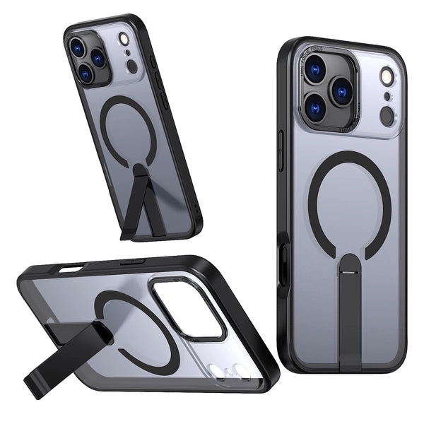 Hybrid Armor X Case til Samsung Galaxy S26 Ultra med Stand, Kompatibel med MagSafe - sort