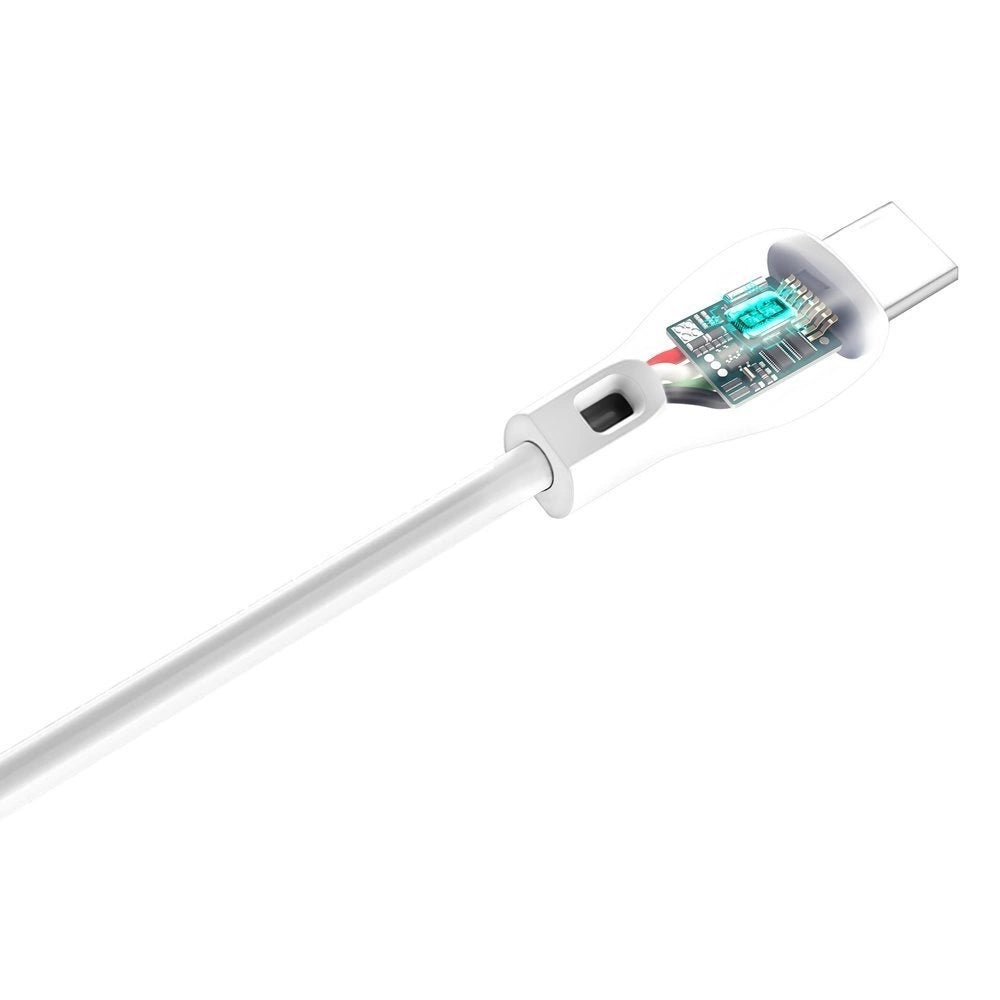 Dudao USB Type C 2.1A 1m white cable (L4T 1m white)