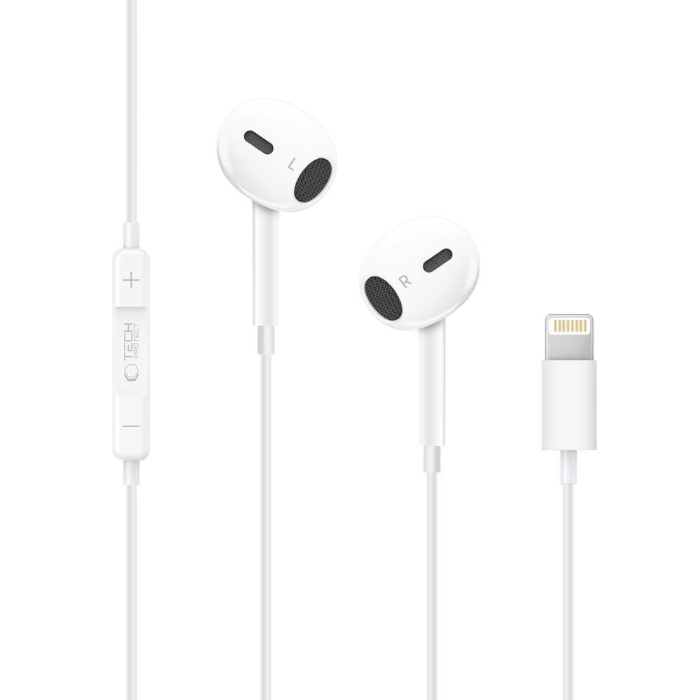 Tech-Protect Ultraboost Core G2 Lightning Headphones - White