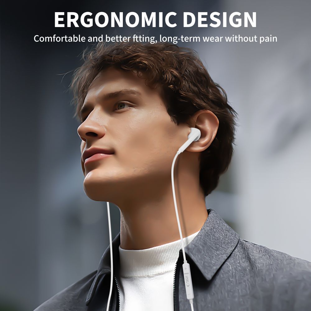 Tech-Protect Ultraboost Core G2 Lightning Headphones - White