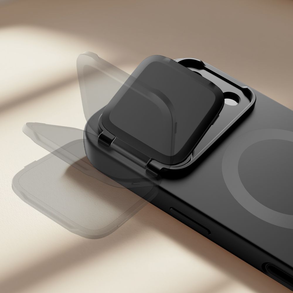 Tech-Protect Kevlar Aura MagSafe Case til iPhone 17 Pro - sort