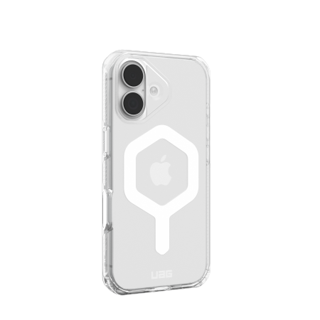 UAG Plyo MagSafe Case til iPhone 17 - Klar og hvid