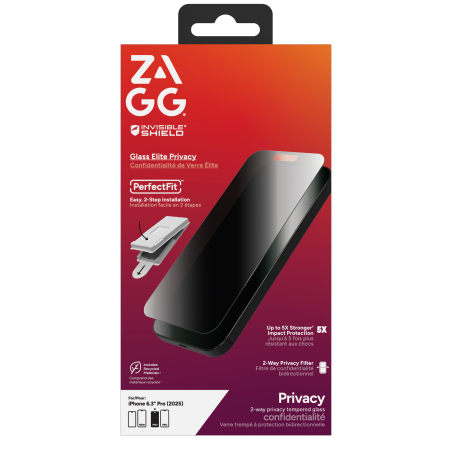 ZAGG Invisibleshield Glass Elite Privacy Glass til iPhone 17 Pro
