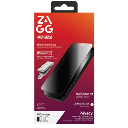 ZAGG Invisibleshield Glass Elite Privacy Glass til iPhone 17