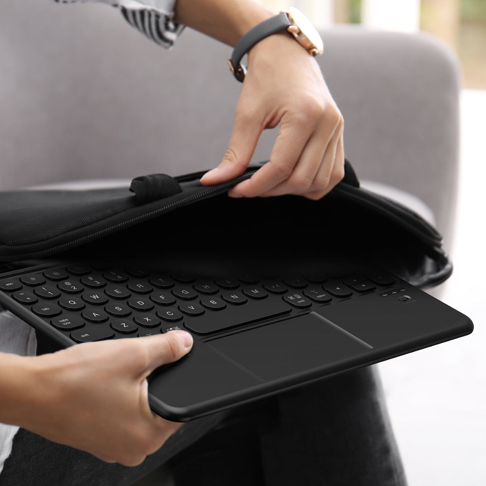 AmazingThing Minimal Case Keylite Combo Keyboard Case til iPad 11" 2025 - sort