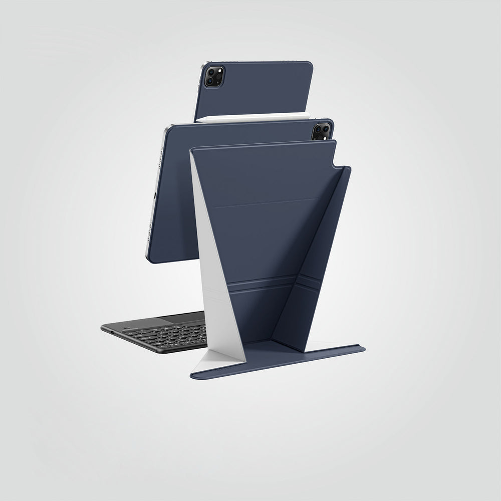AmazingThing Matte Pro Mag Folio Case med Stativ til iPad Air M3 11" - Blå