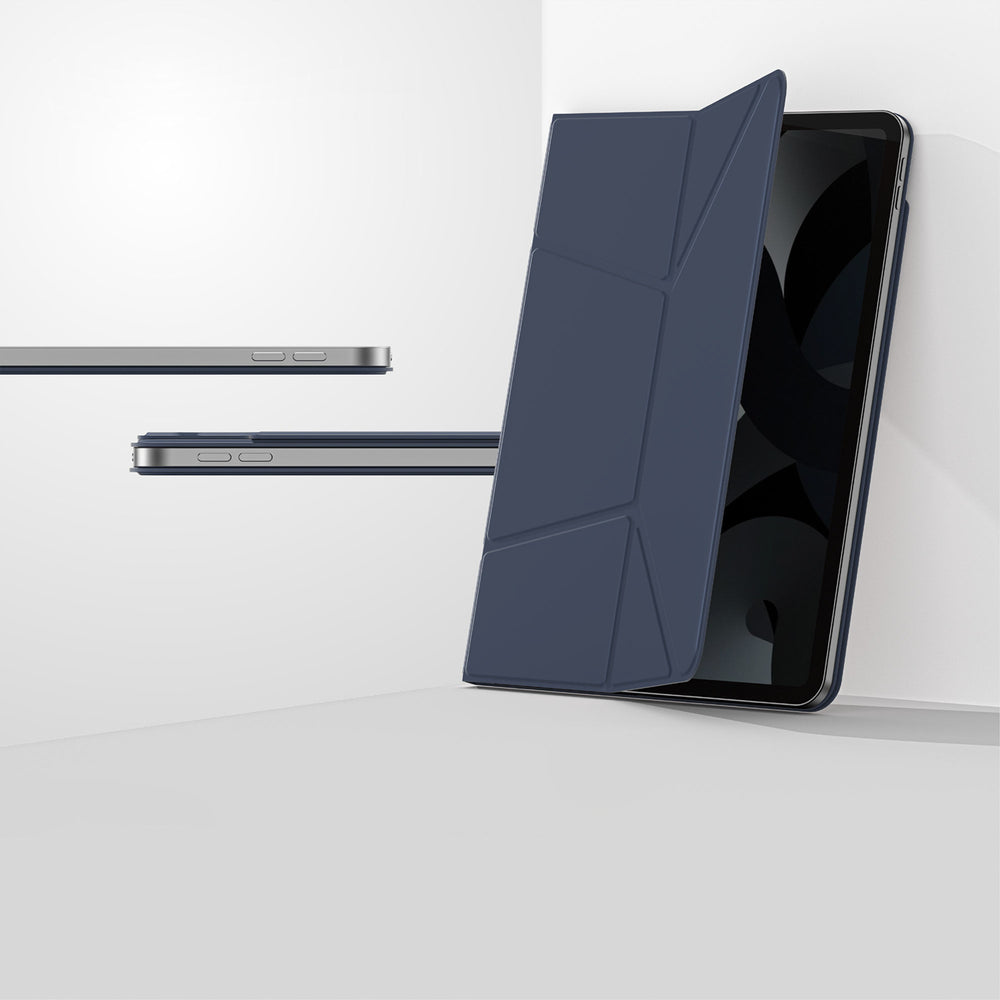 AmazingThing Matte Pro Mag Folio Case med Stativ til iPad Air M3 13" - Blå
