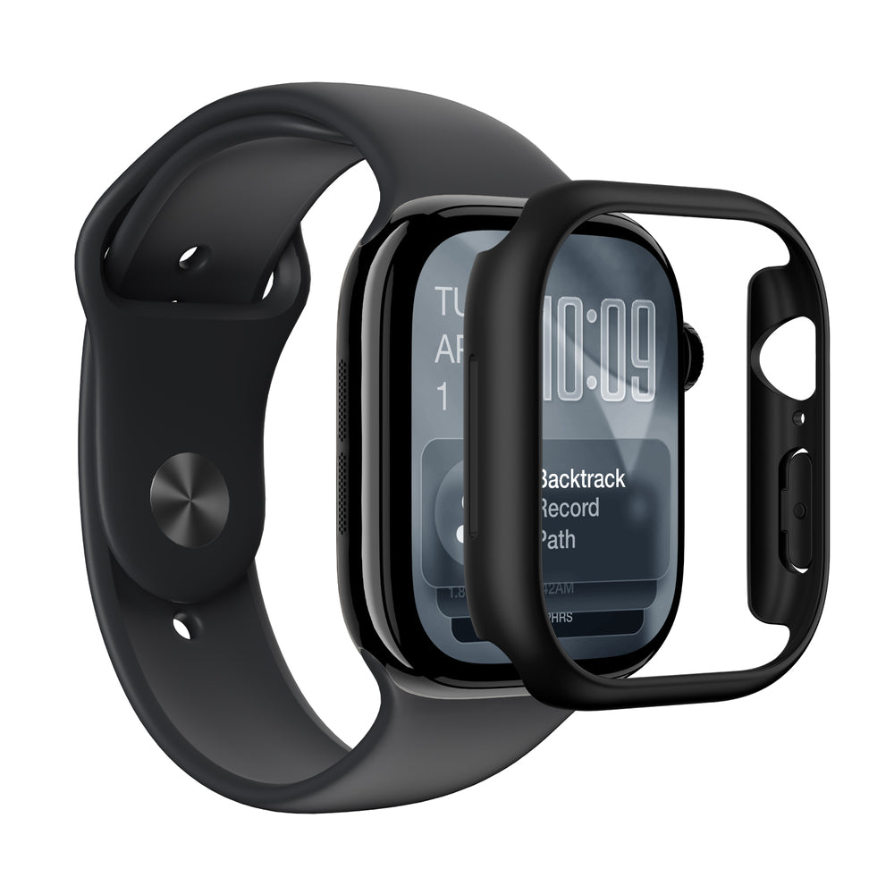 AmazingThing Minimal Protective Case for Apple Watch Series 11 46mm - Black