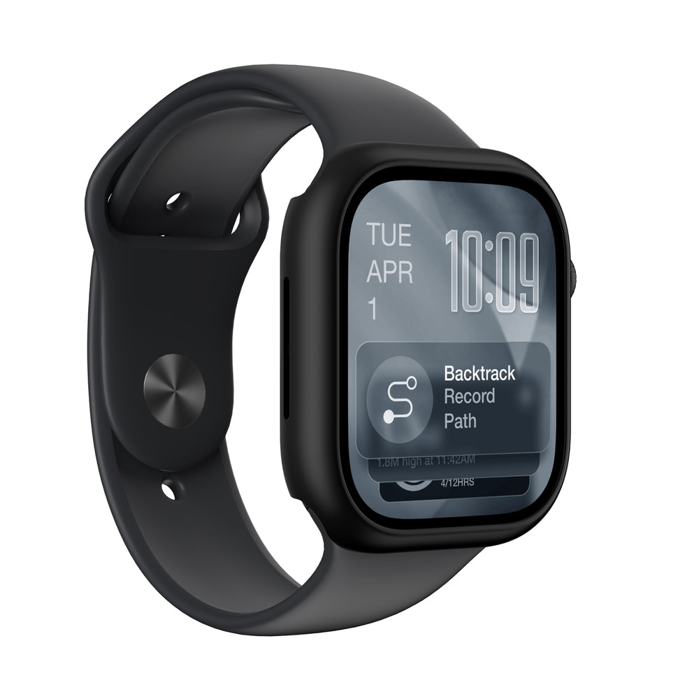 AmazingThing Minimal Protective Case for Apple Watch Series 11 42mm - Black