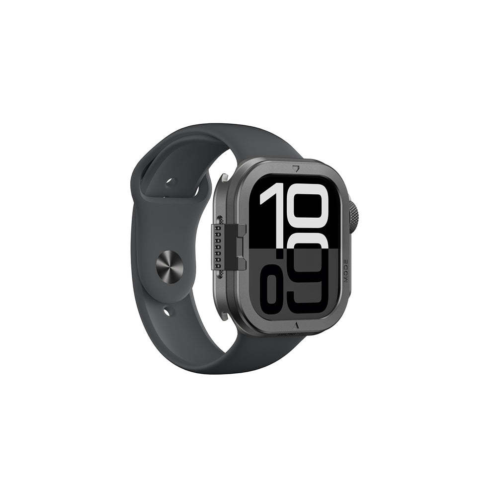 AmazingThing Titan Pro Metal Case til Apple Watch 11 46mm Aluminium - sort