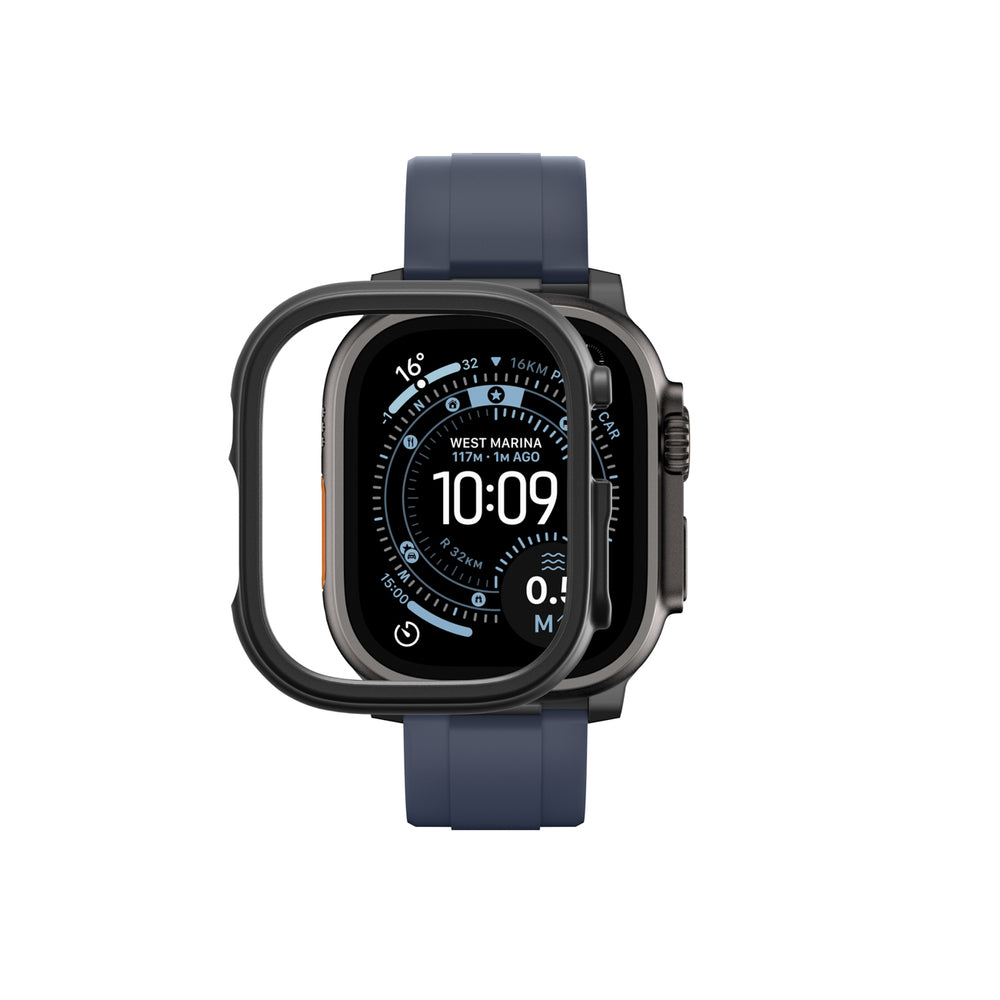 AmazingThing Minimal Protective Case for Apple Watch UItra 3 49mm - Black