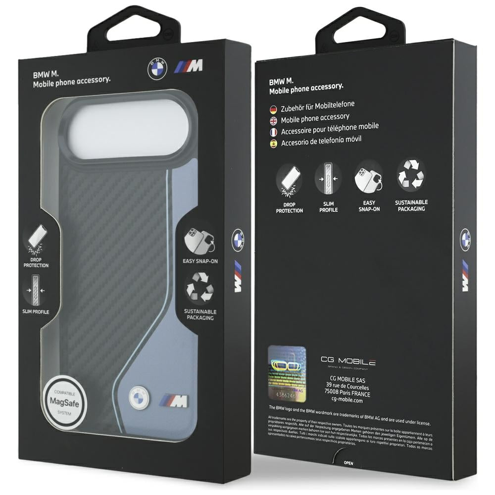 BMW M Carbon Logo MagSafe iPhone Air Case - Blå