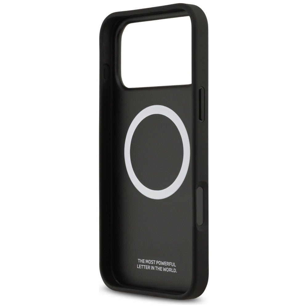 BMW M Kevlar Lines & Logo MagSafe Case til iPhone 17 Pro Max - sort