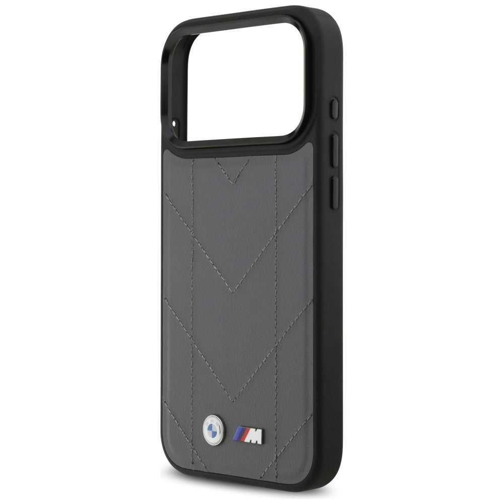 BMW M Quilted Logo MagSafe case til iPhone 17 Pro Max - grafit