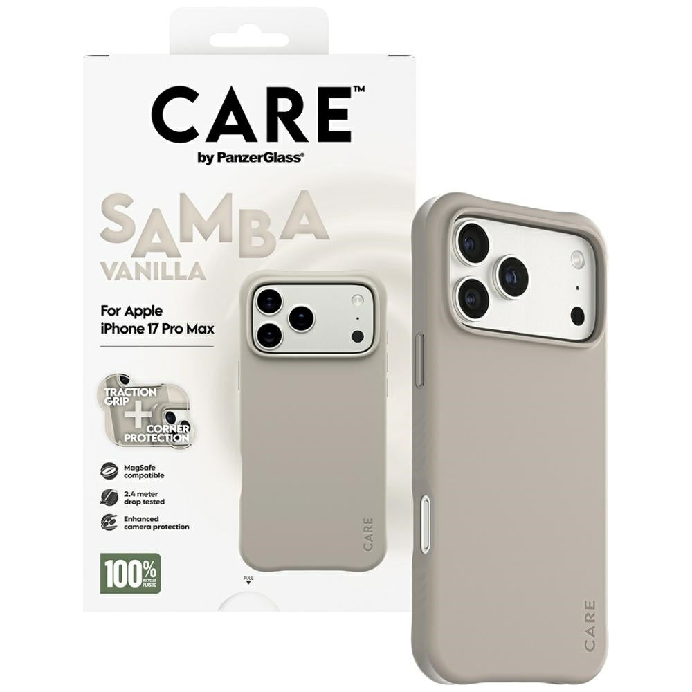 CARE af PanzerGlass Moderne Samba MagSafe Case til iPhone 17 Pro Max - Grå