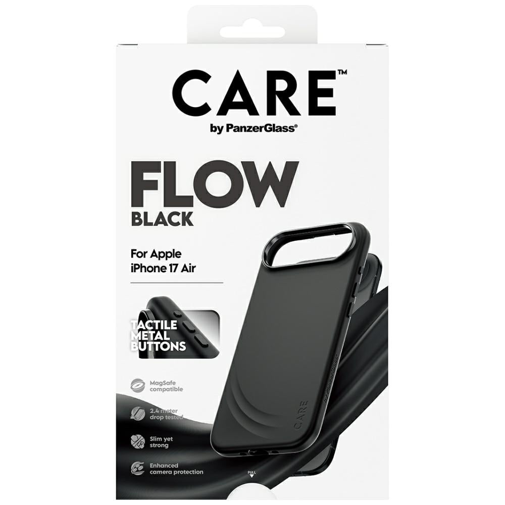 CARE af PanzerGlass Feature FLOW MagSafe Case til iPhone Air - sort