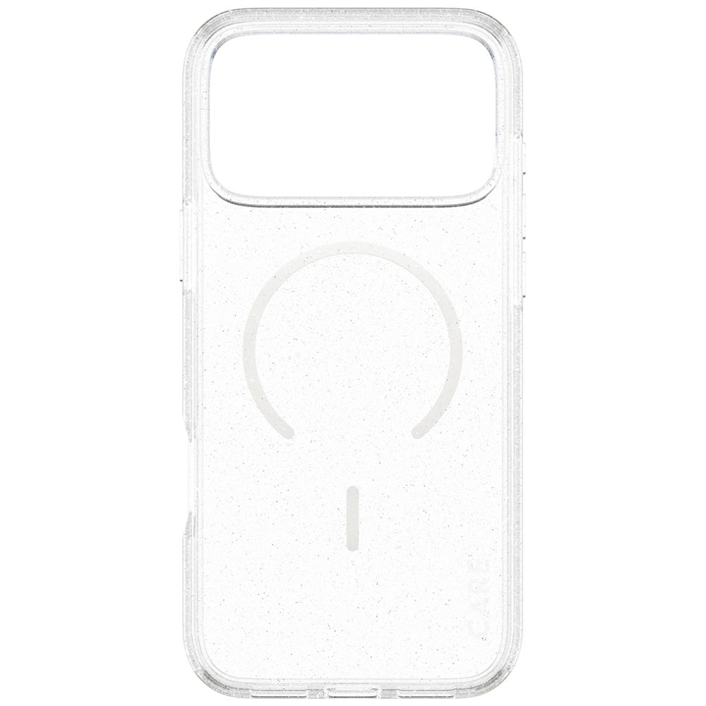 CARE af PanzerGlass Flagship Urban Explorer Case w. White MagSafe til iPhone 17 Pro Max - Clear Glitter