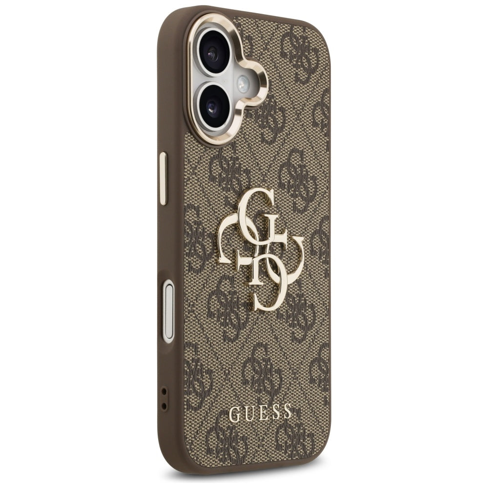 Guess 4G Big 4G Classic Logo Case til iPhone 17 - Brunt og Guld
