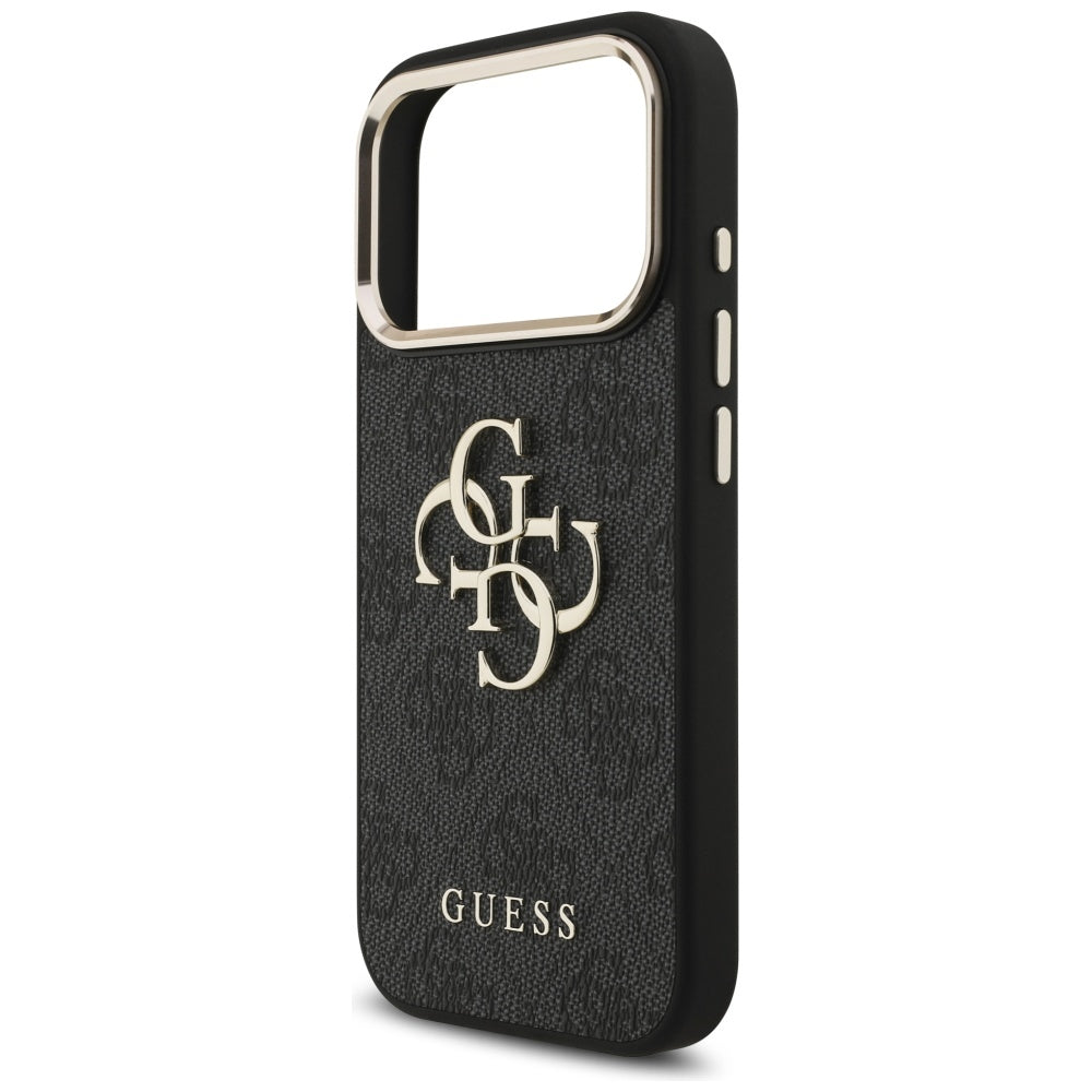 Guess 4G Big 4G Classic Logo Case til iPhone 17 Pro - sort og guld