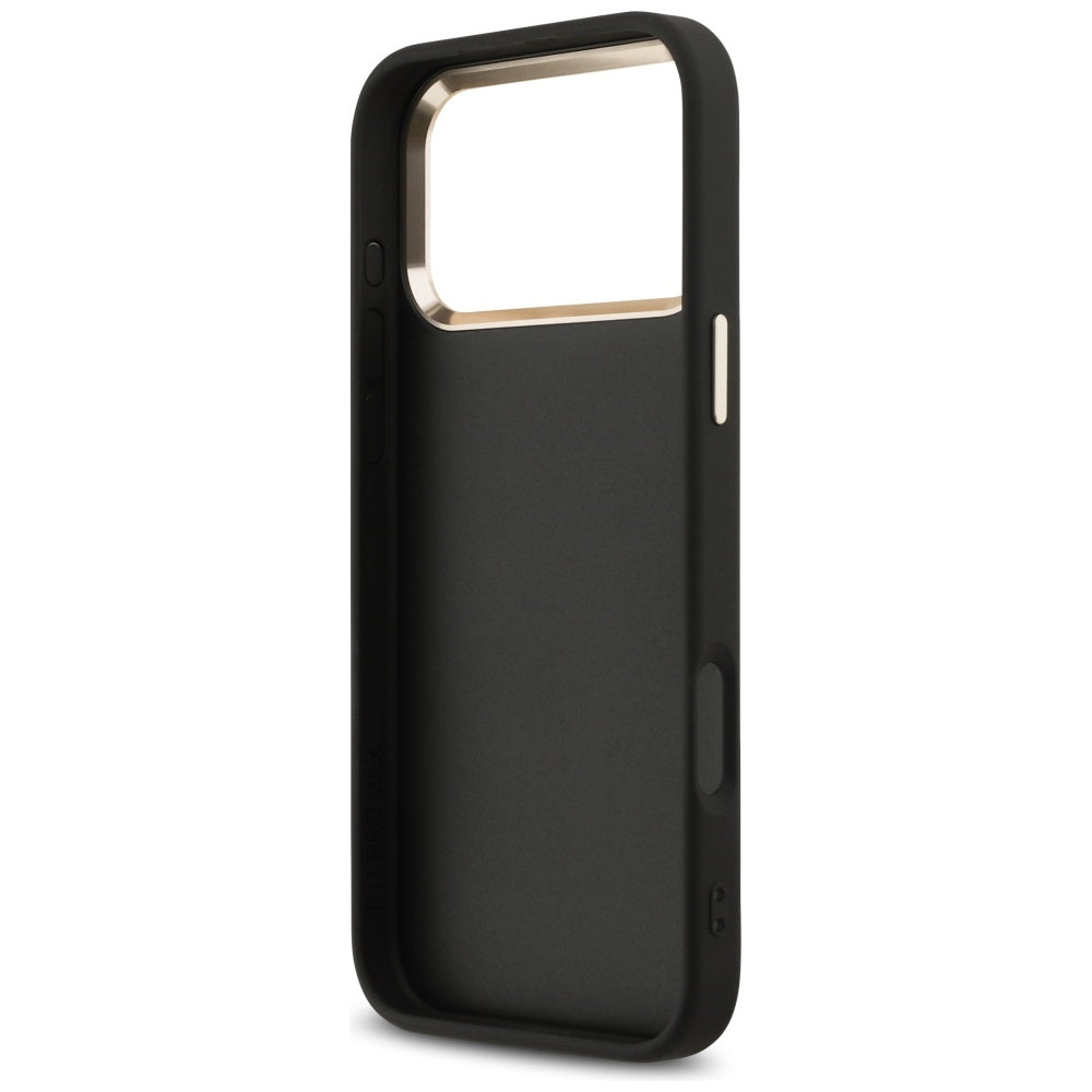 Guess 4G Big 4G Classic Logo Case for iPhone 17 Pro Max - Black and Gold