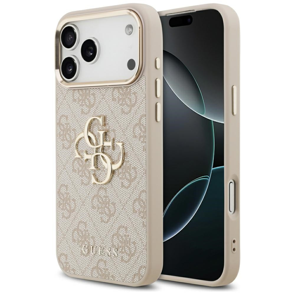 Guess 4G Big 4G Classic Logo Case til iPhone 17 Pro Max - Rose Gold
