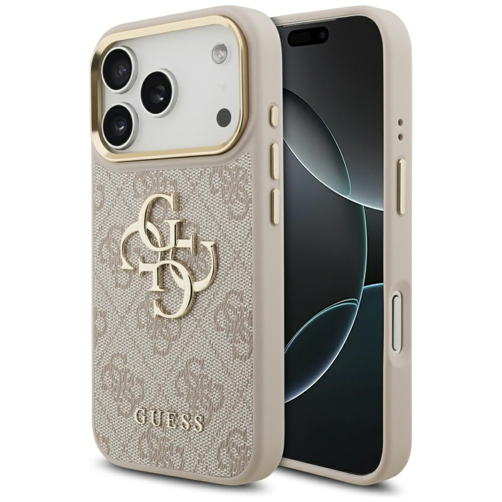 Guess 4G Big 4G Classic Logo Case til iPhone 17 Pro - Rose Gold