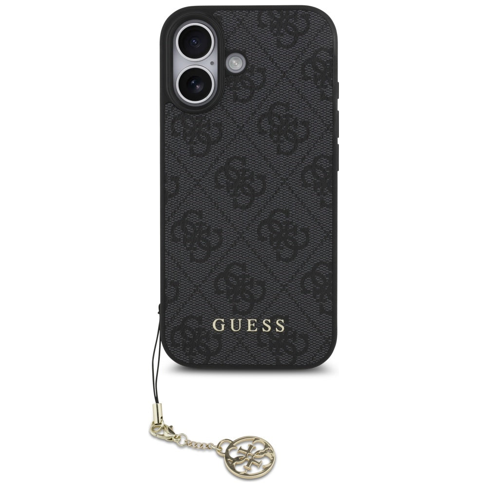Guess 4G Charms Collection MagSafe-hylster til iPhone 17 - sort