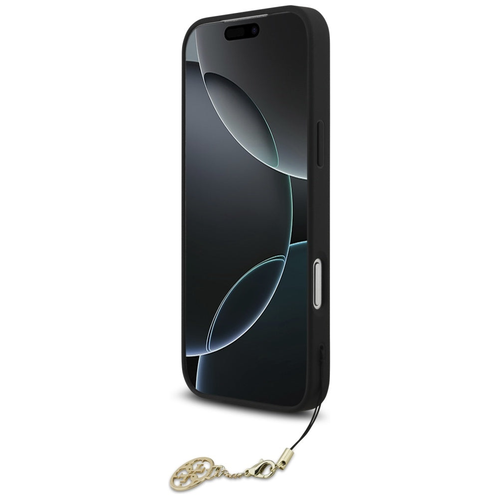 Guess 4G Charms Collection MagSafe case for iPhone 17 Pro Max - black