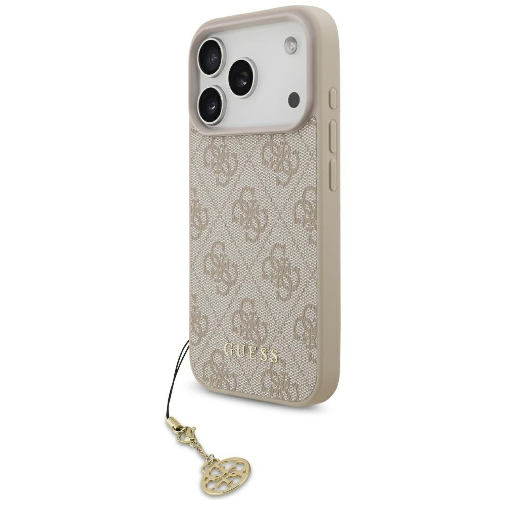 Guess 4G Charms Collection MagSafe Case for iPhone 17 Pro - Pink