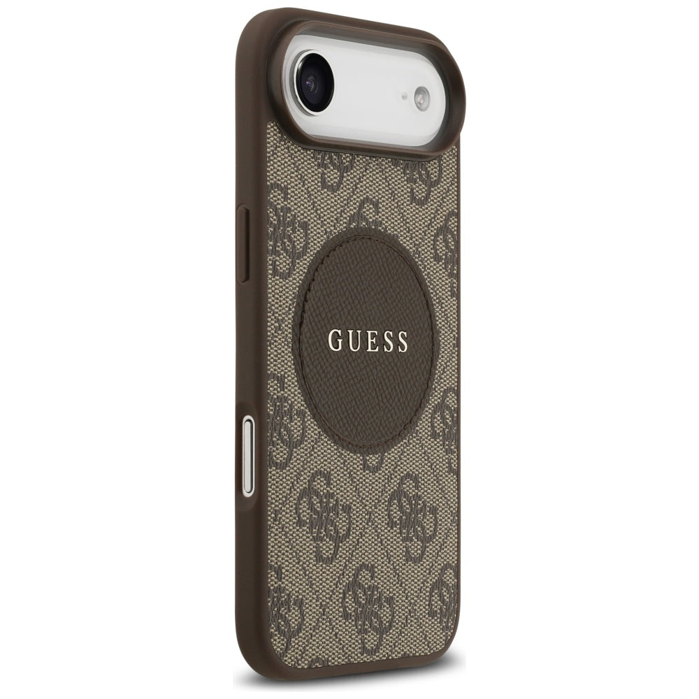Guess 4G Circle Classic Logo MagSafe-kasse til iPhone Air - brun